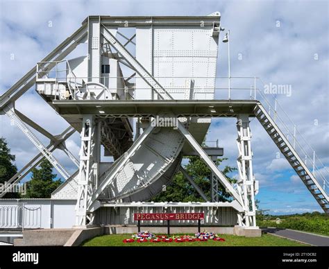 Pegasus Bridge at the Memorial Pegasus Museum, Ranville, Normandy ...