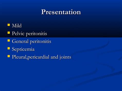 Complications of puerperium