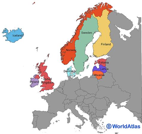 Regions Of Europe - WorldAtlas