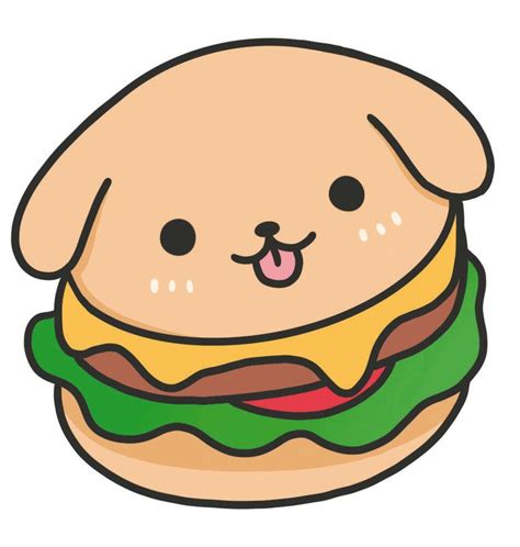 How To Draw Really Cute Hamburgers · Extract from Kawaii: How to Draw ...