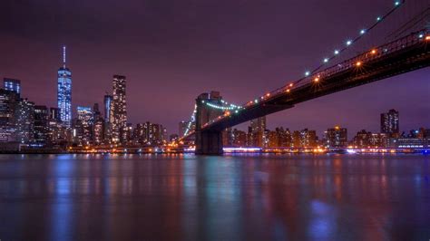 Brooklyn Bridge Night Wallpapers - Top Free Brooklyn Bridge Night ...