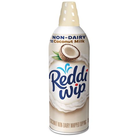 Reddi-wip Non-Dairy Made with Coconut Milk Vegan Whipped Topping, 6 oz. - Walmart.com - Walmart.com