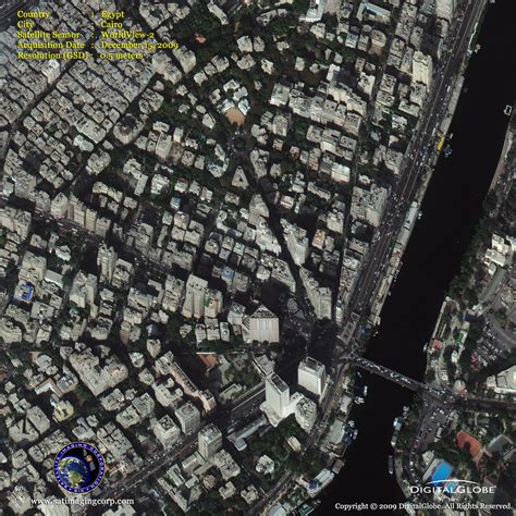 Middle East Map of Cairo, Egypt | Satellite Imaging Corp