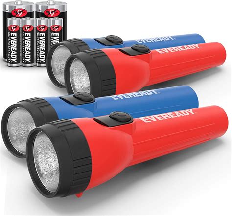 EVEREADY LED Flashlight Multi-Pack, Bright and Durable, Super Long Battery Life, Use for ...