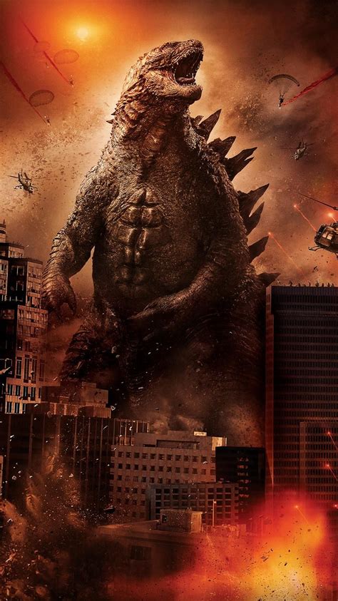 Godzilla (2014) Phone Wallpaper | Moviemania | Godzilla wallpaper ...