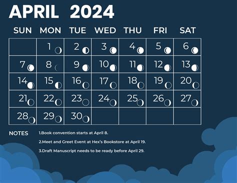 2024 Moon Phase April Calendar - Free Printable Oct 2024 Calendar