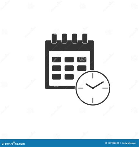 Timesheet And Time Tracking Icon Vector Illustration | CartoonDealer.com #267490890