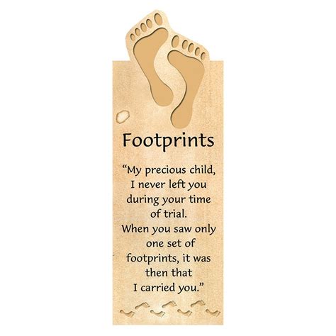 "Footprints" Magnetic Bookmark