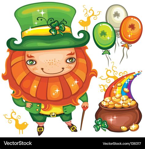 St patricks day symbols Royalty Free Vector Image