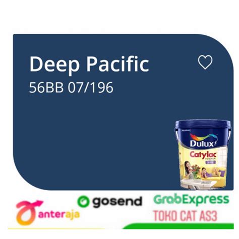 Jual Cat Tembok Dulux Catylac Glow interior 5kg Deep Pasific(Biru Tua) - Kota Medan - Toko Cat ...