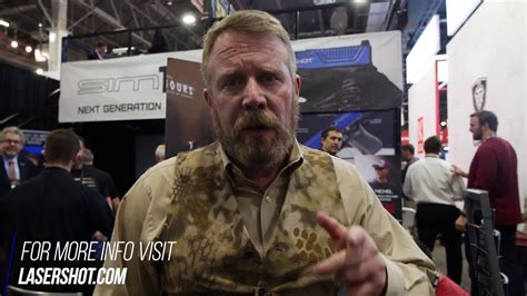 Mark "OZ" Geist visits the Laser Shot booth at Shot Show - YouTube