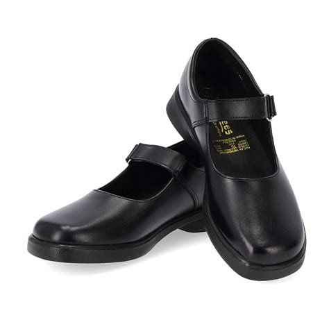 Toughees Vivianne Younger Girls Velcro Strap School Shoes - Black – Toughees SA | Official Site