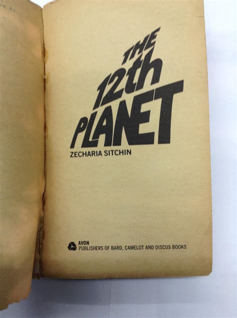 The 12th Planet by Sitchin, Zecharia: Fair Soft cover (1978) Signed by Author(s) | Halper's Books