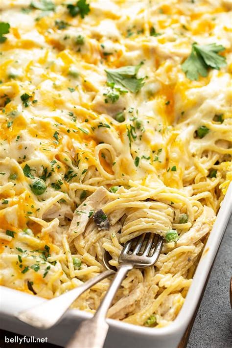 Easy Chicken Tetrazzini - Belly Full