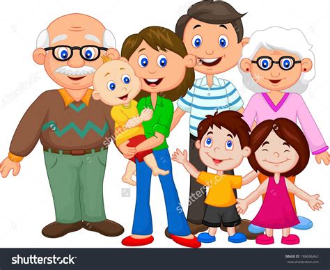 family cartoon - ค้นหาด้วย Google | Family cartoon, Family picture cartoon, Happy cartoon