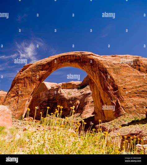 Rainbow bridge, Arizona Utah Stock Photo - Alamy