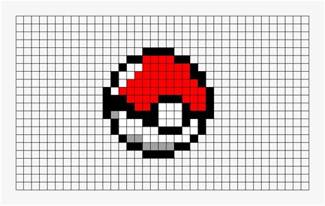 Minecraft Pixel Art Templates Pokeball