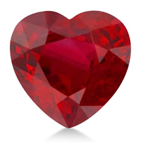 Heart Shape Natural Ruby Gemstone 4mm (0.35ct)