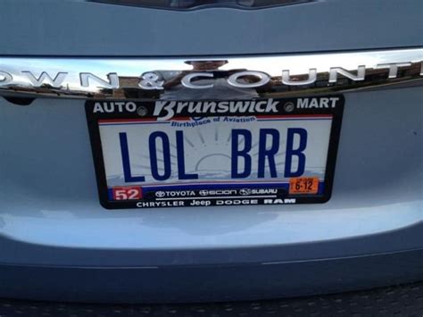25 Creative License Plates That Are Just Too Funny - Bouncy Mustard