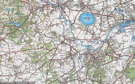 Historic Ordnance Survey Map of Chertsey, 1920