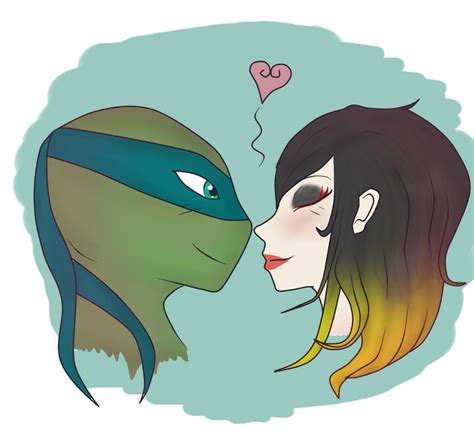 tmnt Leo and Karai by OchiWochy on DeviantArt