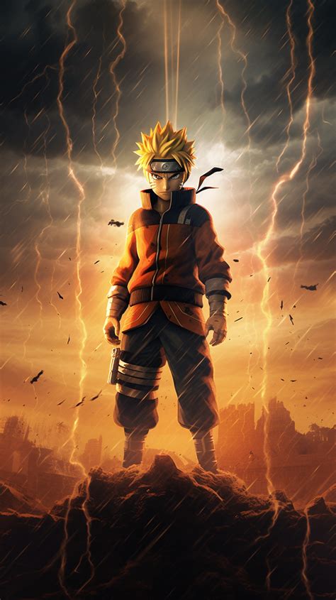 This Pinterest 4K Ultra HD wallpaper features an intense and captivating depiction of Naruto ...