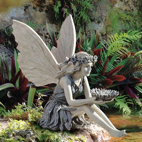 The Sunflower Fairy Statue | Fairy statues, Garden statues, Fairy garden