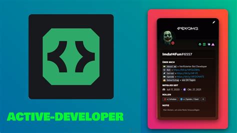 Discord Active Developer Badge ganz einfach bekommen! | Deutsch - YouTube