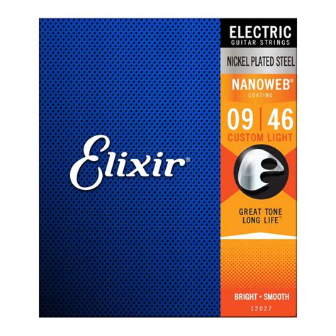 Elixir 9-46 Nanoweb Guitar String Set - JC Music