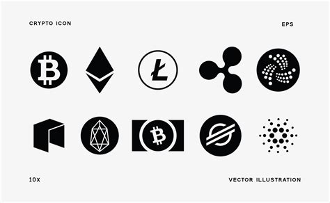 Free Crypto Logo Icon Vector Collection