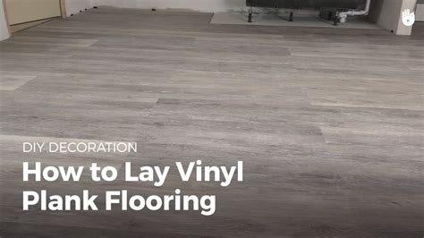 How to Lay Vinyl Flooring | DIY Projects - YouTube