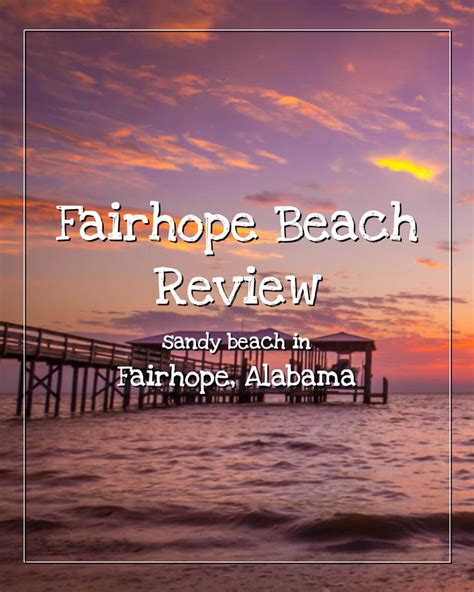 Fairhope Municipal Pier Beach is an amazing sandy beach in Fairhope ...