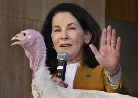 North Dakota Lt. Gov. Tammy Miller pardons turkey in annual ceremony - InForum | Fargo, Moorhead ...