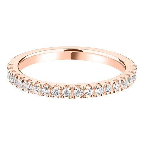 Lab-Grown Diamond Eternity Ring in 18ct Rose Gold | Eco Rocks