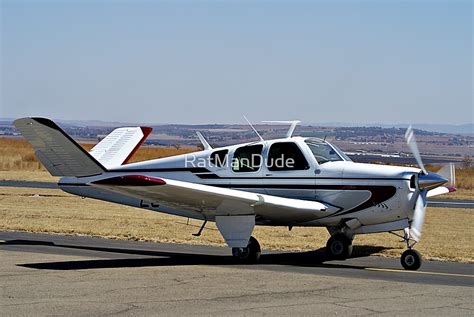 "Beechcraft Bonanza V-Tail" by RatManDude | Redbubble