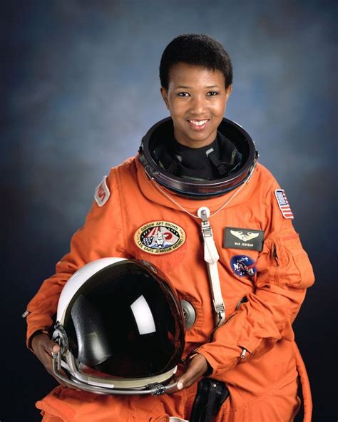 A is for… Astronaut! This is Dr. Mae C. Jemison, the first woman of color in space. Described by ...