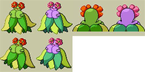 Bellossom Sprite Sheet (Emerald) - Thicc Edit by Librechu on DeviantArt