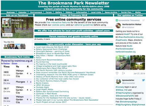 North Mymms History Project: The history of The Brookmans Park Newsletter