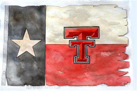 Texas Tech Large Flag – Larry Bridges Art