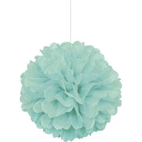 Tissue Paper Pom Pom, Mint Green, 16 in, 1ct - Walmart.com - Walmart.com