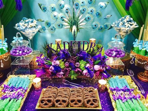 Peacock theme Birthday Party Ideas | Photo 1 of 8 | Catch My Party ...