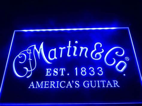 Martin Guitars Acoustic Music LED Neon Light Sign home decor shop crafts #Unbranded #Modern ...