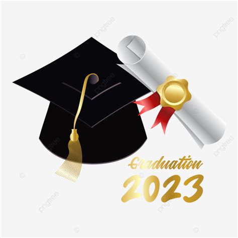 Class Of 2023 Graduation Design With Cap And Text Vector, Congratulations, Class Of 2023 ...