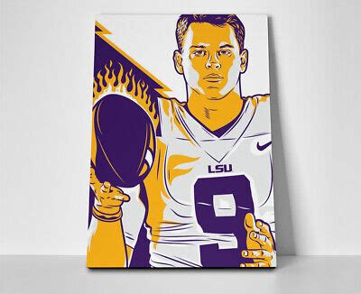 Joe Burrow LSU Poster or Canvas | eBay