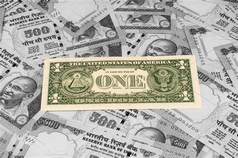 US Dollar vs Indian Rupees ~ Business Photos ~ Creative Market