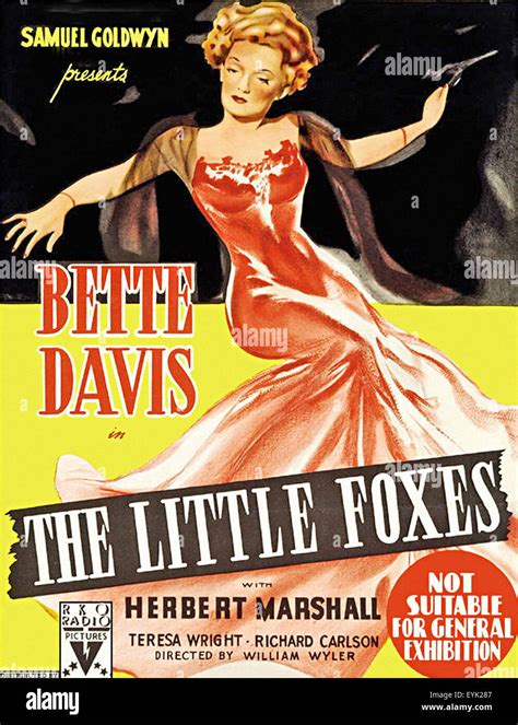 The Little Foxes - Bette Davis - Movie Poster Stock Photo - Alamy