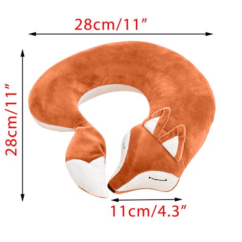 NIUREDLTD Cartoon Animal Shape Cute U-shaped Pillow Protect The ...