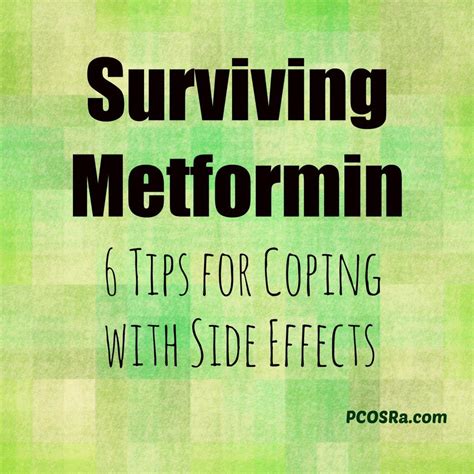 Metformin Side Effects Pcos