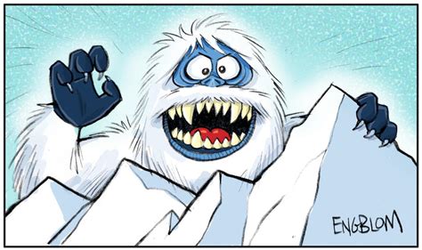 The Abominable Snow Monster (a.k.a. The Bumble) by mengblom on DeviantArt