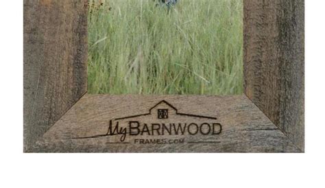 Personalized Barnwood Picture Frames Custom Engraving - Etsy